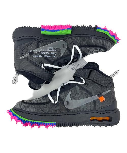 NIKE（ナイキ）NIKE (ナイキ) OFFWHITE (オフホワイト) ローカットスニーカー Air Force 1 Mid（エアフォース1 ミッド） ブラック サイズ:27.5cm 未使用品の古着・服飾アイテム
