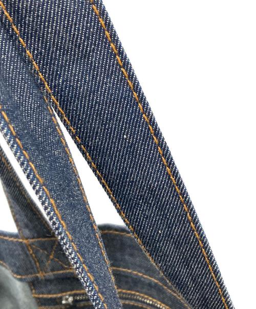 A.P.C.（アーペーセー）A.P.C. (アーペーセー) トートバッグ AXEL（アクセル） インディゴ×ブラウン サイズ:実寸サイズにてご確認ください。の古着・服飾アイテム