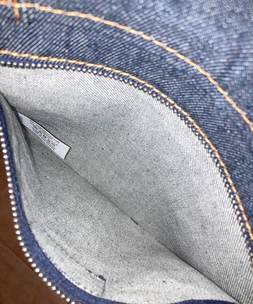 A.P.C.（アーペーセー）A.P.C. (アーペーセー) トートバッグ AXEL（アクセル） インディゴ×ブラウン サイズ:実寸サイズにてご確認ください。の古着・服飾アイテム