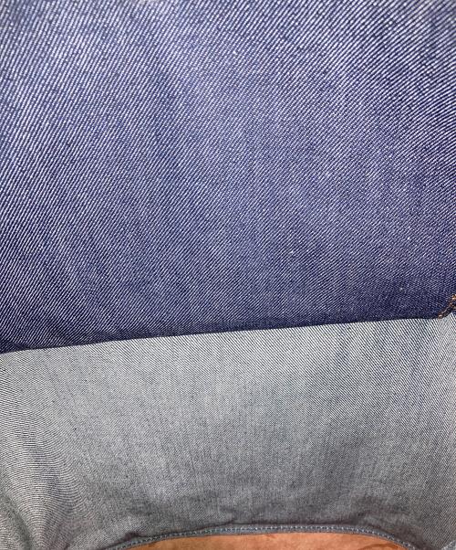 A.P.C.（アーペーセー）A.P.C. (アーペーセー) トートバッグ AXEL（アクセル） インディゴ×ブラウン サイズ:実寸サイズにてご確認ください。の古着・服飾アイテム