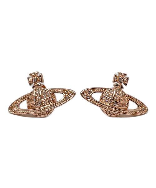 Vivienne Westwood（ヴィヴィアンウエストウッド）Vivienne Westwood (ヴィヴィアンウエストウッド) ピアス ピンクゴールドカラー サイズ:実寸サイズにてご確認ください。の古着・服飾アイテム