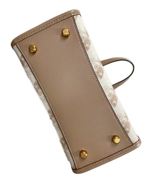 COACH（コーチ）COACH (コーチ) 2WAYバッグ ハンドバッグ ショルダーバッグ フィールド トート 22 シグネチャーキャンバス ホースアンドキャリッジプリント アイボリー×ベージュ サイズ:実寸サイズにてご確認ください。の古着・服飾アイテム