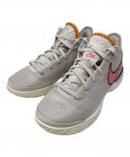 NIKEナイキ）の古着「ローカットスニーカー LeBron NXXT Gen "Light Allwood Brown/Coral Chalk"(レブロン NXXT ジェン " ライト オールウッドブラウン/コーラルチョーク")」｜グレージュ
