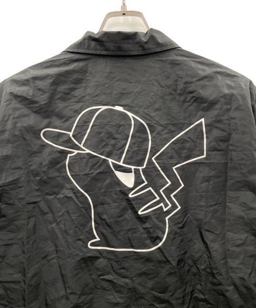 New Era（ニューエラ）New Era (ニューエラ) pokemon (ポケモン) コーチジャケット ピカチュウ ブラック サイズ:Lの古着・服飾アイテム