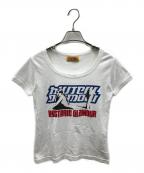 Hysteric Glamourヒステリックグラマー）の古着「HYSTERIC BOX チビTシャツ」｜ホワイト