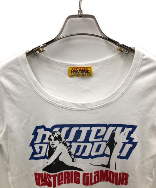 Hysteric Glamour（ヒステリックグラマー）Hysteric Glamour (ヒステリックグラマー) HYSTERIC BOX チビTシャツ ホワイト サイズ:FREEの古着・服飾アイテム