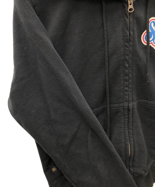 Hysteric Glamour（ヒステリックグラマー）Hysteric Glamour (ヒステリックグラマー) SUPER HYS ショート丈パーカー ブラック サイズ:FREEの古着・服飾アイテム