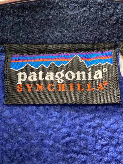 Patagonia（パタゴニア）Patagonia (パタゴニア) プルオーバーフリースジャケット ブルー サイズ:Mの古着・服飾アイテム