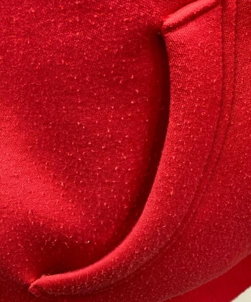 THE NORTH FACE（ザ ノース フェイス）THE NORTH FACE SUPREME (シュプリーム) ジップパーカー Down Filled Zip Up Hooded Sweatshirt（ダウン フィルド ジップ アップ フーデッド スウェットシャツ） レッド サイズ:Lの古着・服飾アイテム