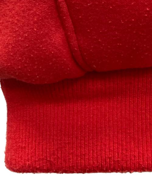 THE NORTH FACE（ザ ノース フェイス）THE NORTH FACE SUPREME (シュプリーム) ジップパーカー Down Filled Zip Up Hooded Sweatshirt（ダウン フィルド ジップ アップ フーデッド スウェットシャツ） レッド サイズ:Lの古着・服飾アイテム