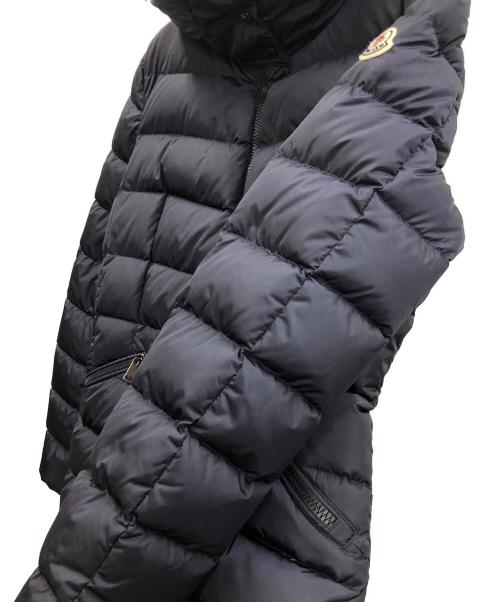 MONCLER（モンクレール）MONCLER (モンクレール) ダウンコート フラメッテ ネイビー サイズ:2の古着・服飾アイテム