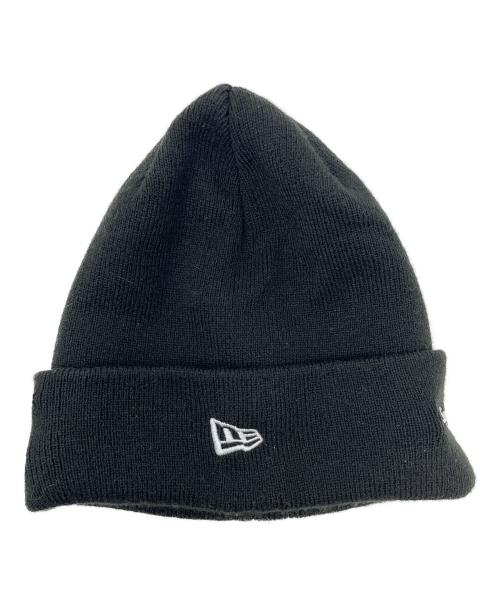 New Era（ニューエラ）New Era (ニューエラ) SUPREME (シュプリーム) ニットキャップ ブラック サイズ:実寸サイズにてご確認ください。の古着・服飾アイテム