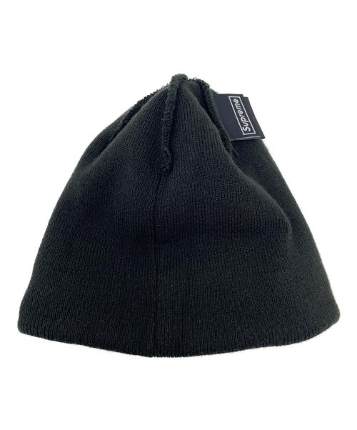 New Era（ニューエラ）New Era (ニューエラ) SUPREME (シュプリーム) ニットキャップ ブラック サイズ:実寸サイズにてご確認ください。の古着・服飾アイテム