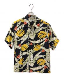 Sun Surf（サンサーフ）の古着「アロハシャツ」｜ネイビー×イエロー