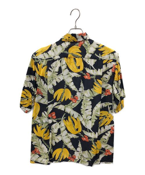 Sun Surf（サンサーフ）Sun Surf (サンサーフ) アロハシャツ ネイビー×イエロー サイズ:Mの古着・服飾アイテム