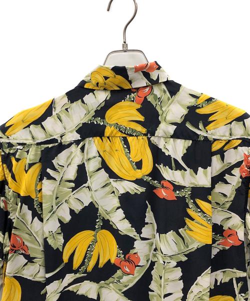 Sun Surf（サンサーフ）Sun Surf (サンサーフ) アロハシャツ ネイビー×イエロー サイズ:Mの古着・服飾アイテム