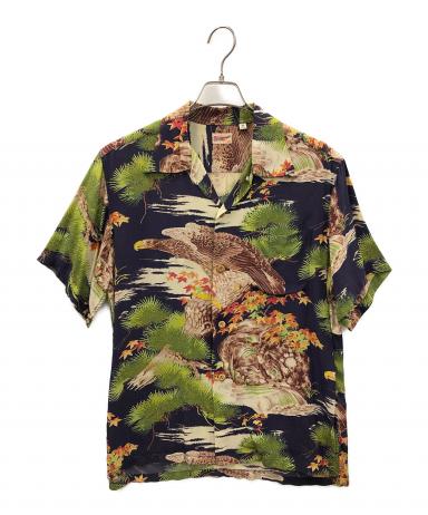 中古・古着通販】Sun Surf (サンサーフ) アロハシャツ ネイビー系