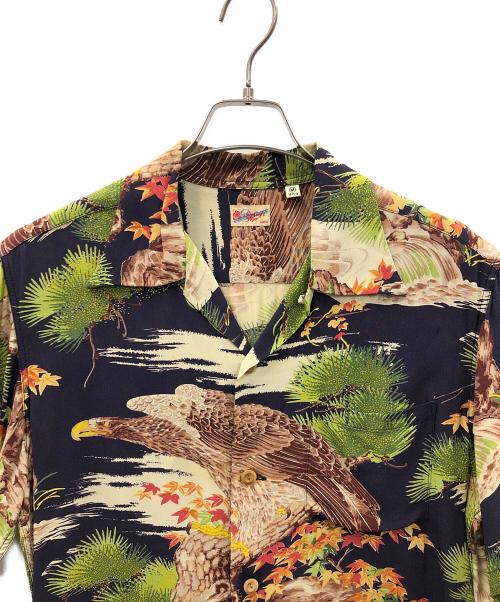 Sun Surf（サンサーフ）Sun Surf (サンサーフ) アロハシャツ ネイビー系 サイズ:Mの古着・服飾アイテム