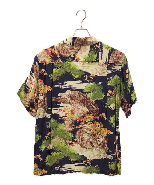 Sun Surf（サンサーフ）Sun Surf (サンサーフ) アロハシャツ ネイビー系 サイズ:Mの古着・服飾アイテム