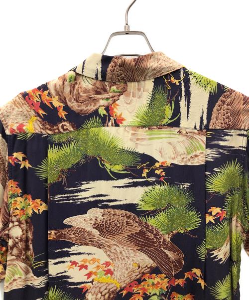 Sun Surf（サンサーフ）Sun Surf (サンサーフ) アロハシャツ ネイビー系 サイズ:Mの古着・服飾アイテム