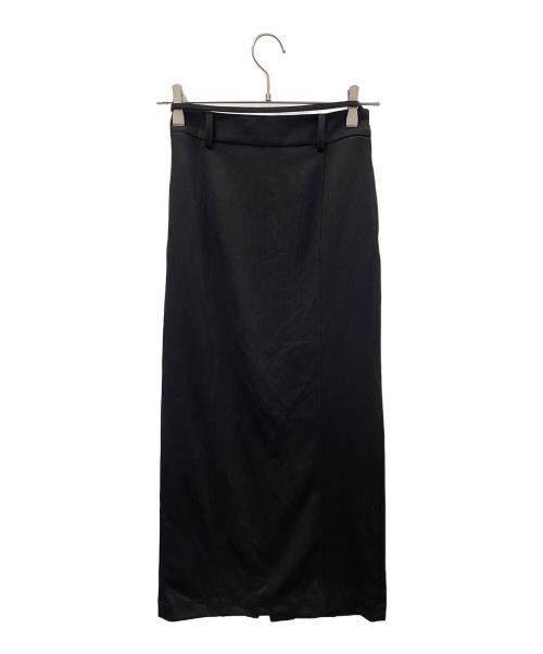CLANE（クラネ）CLANE (クラネ) スカート LOW WAIST JERSEY SKIRT（ロー ウエスト ジャージー スカート） ブラックの古着・服飾アイテム