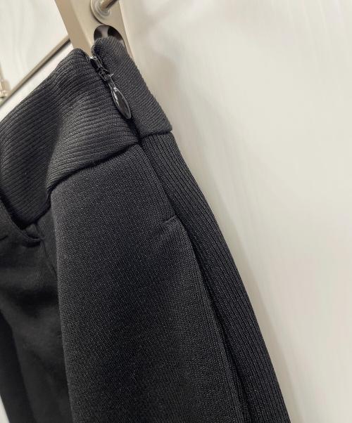 CLANE（クラネ）CLANE (クラネ) スカート LOW WAIST JERSEY SKIRT（ロー ウエスト ジャージー スカート） ブラックの古着・服飾アイテム