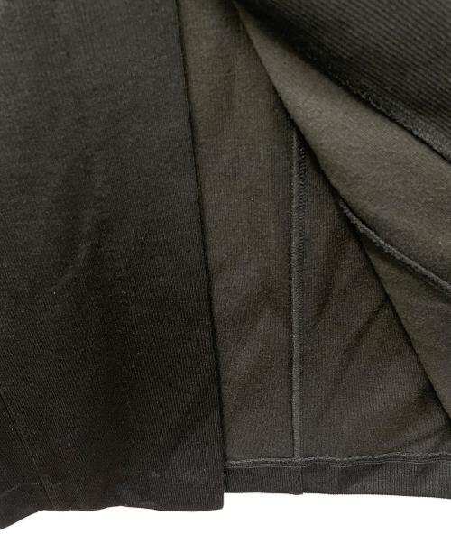 CLANE（クラネ）CLANE (クラネ) スカート LOW WAIST JERSEY SKIRT（ロー ウエスト ジャージー スカート） ブラックの古着・服飾アイテム