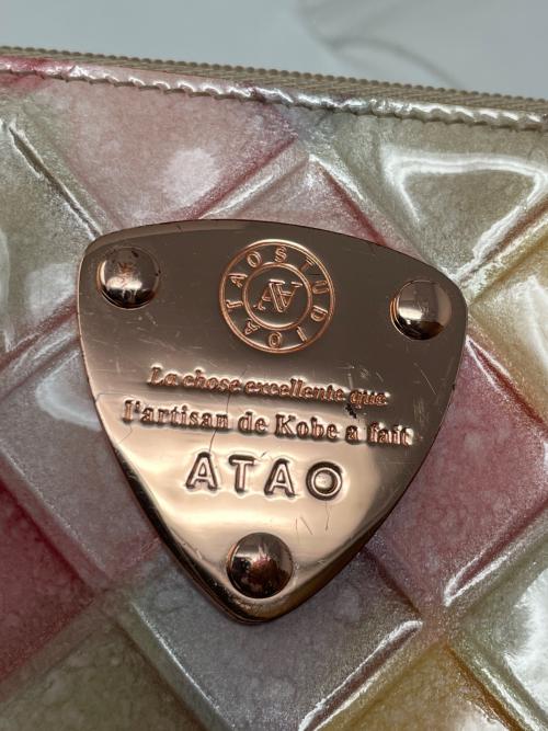 ATAO（アタオ）ATAO (アタオ) 長財布 ブロックパーティ シャングリラピンク マルチカラー サイズ:実寸サイズにてご確認ください。の古着・服飾アイテム