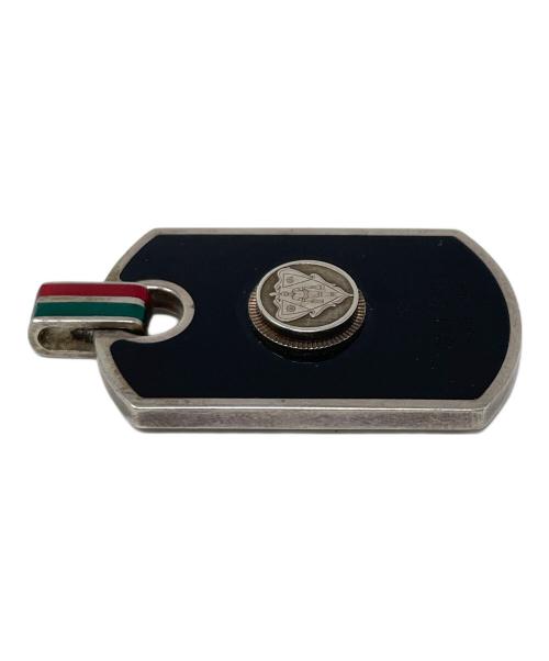 GUCCI（グッチ）GUCCI (グッチ) ペンダントトップ ブラック×シルバー サイズ:実寸サイズにてご確認ください。の古着・服飾アイテム