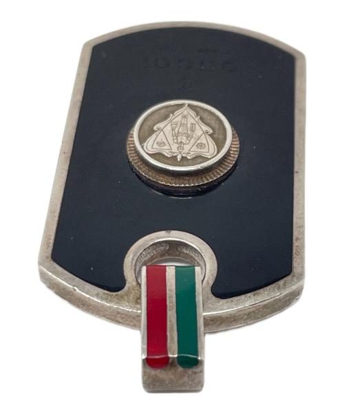 GUCCI（グッチ）GUCCI (グッチ) ペンダントトップ ブラック×シルバー サイズ:実寸サイズにてご確認ください。の古着・服飾アイテム