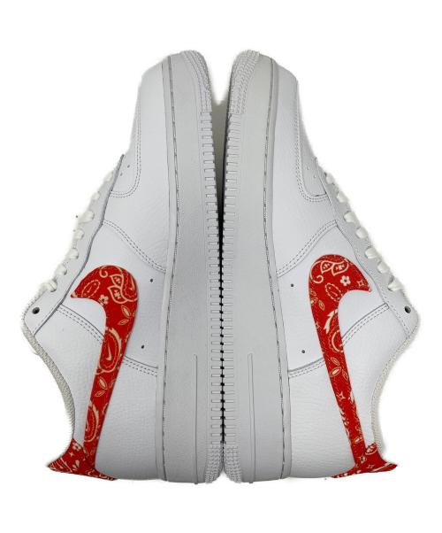 NIKE（ナイキ）NIKE (ナイキ) スニーカー Women's Air Force 1 Low 07 Essential  (ウィメンズ エアフォース1 ロー 07 エッセンシャル) ホワイト×オレンジ サイズ:28cmの古着・服飾アイテム