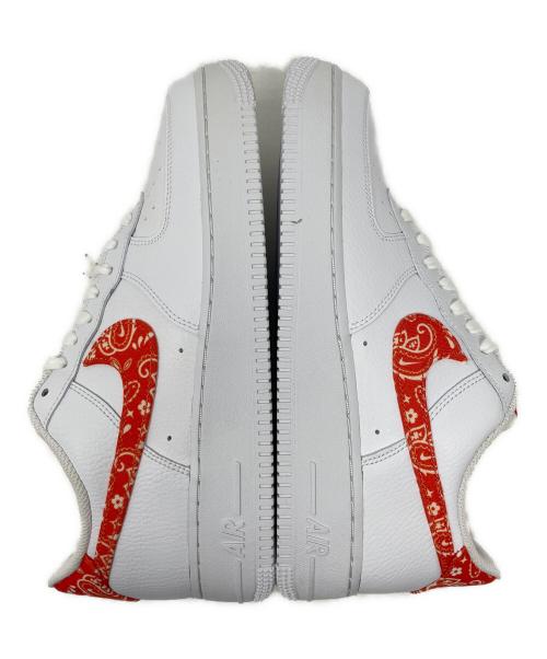 NIKE（ナイキ）NIKE (ナイキ) スニーカー Women's Air Force 1 Low 07 Essential  (ウィメンズ エアフォース1 ロー 07 エッセンシャル) ホワイト×オレンジ サイズ:28cmの古着・服飾アイテム