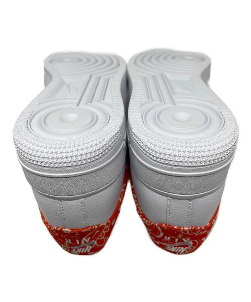 NIKE（ナイキ）NIKE (ナイキ) スニーカー Women's Air Force 1 Low 07 Essential  (ウィメンズ エアフォース1 ロー 07 エッセンシャル) ホワイト×オレンジ サイズ:28cmの古着・服飾アイテム