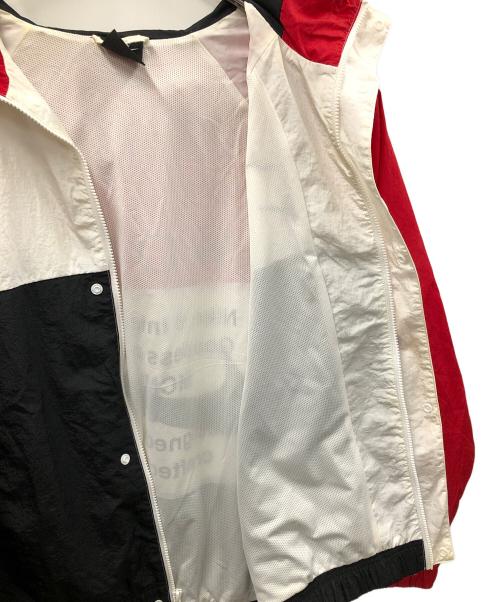 NIKE（ナイキ）NIKE (ナイキ) ナイロンジャケット SWOOSH WOVEN JACKET (スウッシュ ウーブン ジャケット) レッド×ブラック サイズ:XXLの古着・服飾アイテム