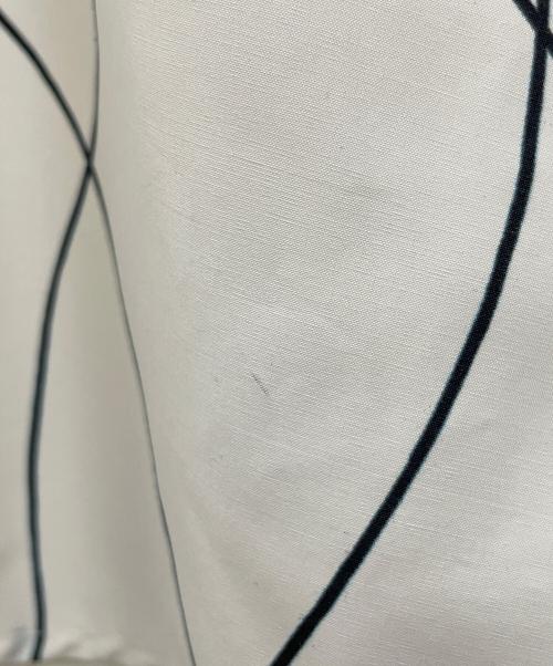 FRAY ID（フレイ アイディー）FRAY ID (フレイ アイディー) ロングスカート ジオメトリープリントマキシスカート ホワイトの古着・服飾アイテム