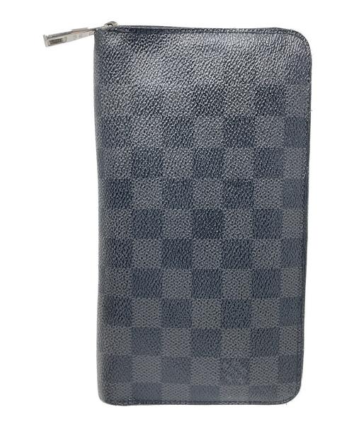 LOUIS VUITTON（ルイ ヴィトン）LOUIS VUITTON (ルイ ヴィトン) 長財布 ジッピー オーガナイザー ダミエ・グラフィット ブラック サイズ:実寸サイズにてご確認ください。の古着・服飾アイテム