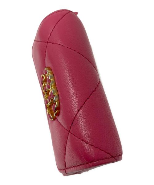 CHANEL（シャネル）CHANEL (シャネル) 3つ折り財布 スモールフラップウォレット ピンク サイズ:実寸サイズにてご確認ください。の古着・服飾アイテム