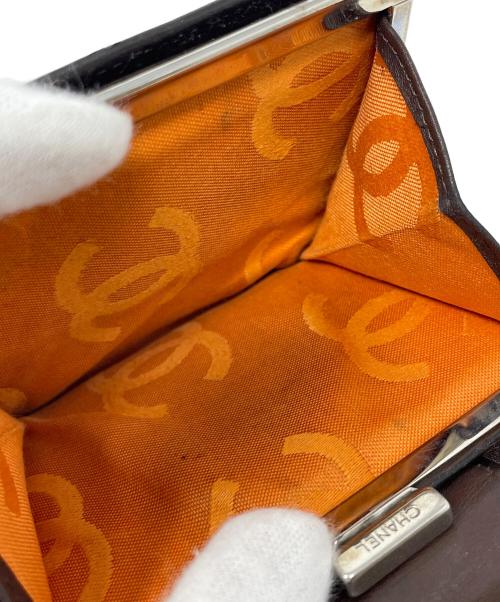 CHANEL（シャネル）CHANEL (シャネル) 2つ折り財布 カンボン ブラウン サイズ:実寸サイズにてご確認ください。の古着・服飾アイテム