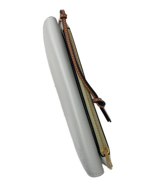 LOEWE（ロエベ）LOEWE (ロエベ) 長財布 ゲート コンチネンタルウォレット ホワイト×オフホワイト サイズ:実寸サイズにてご確認ください。の古着・服飾アイテム