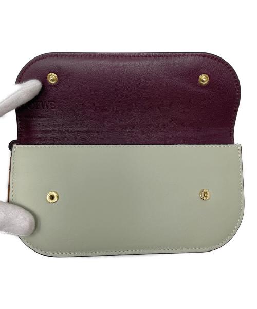 LOEWE（ロエベ）LOEWE (ロエベ) 長財布 ゲート コンチネンタルウォレット ホワイト×オフホワイト サイズ:実寸サイズにてご確認ください。の古着・服飾アイテム