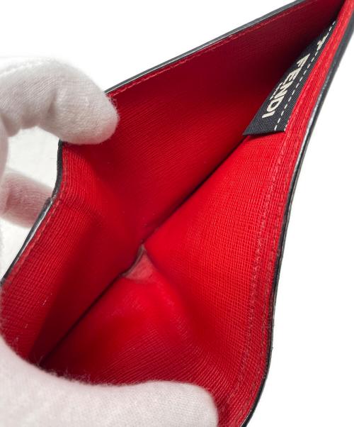FENDI（フェンディ）FENDI (フェンディ) 2つ折り財布 バグズ アイ モンスター  ブラック サイズ:実寸サイズにてご確認ください。の古着・服飾アイテム