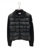 MONCLERモンクレール）の古着「ダウンジャケットCARDIGAN TRICOT（トリコ カーディガン）」｜ブラック