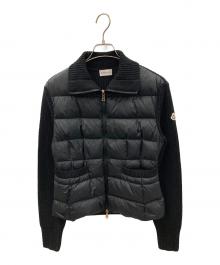 MONCLER（モンクレール）の古着「ダウンジャケットCARDIGAN TRICOT（トリコ カーディガン）」｜ブラック