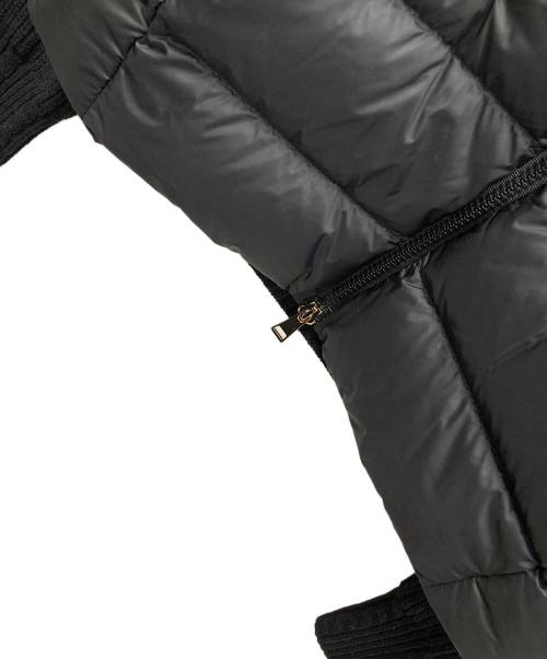 MONCLER（モンクレール）MONCLER (モンクレール) ダウンジャケットCARDIGAN TRICOT（トリコ カーディガン） ブラック サイズ:Mの古着・服飾アイテム