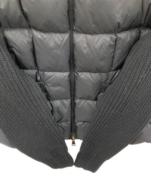 MONCLER（モンクレール）MONCLER (モンクレール) ダウンジャケットCARDIGAN TRICOT（トリコ カーディガン） ブラック サイズ:Mの古着・服飾アイテム
