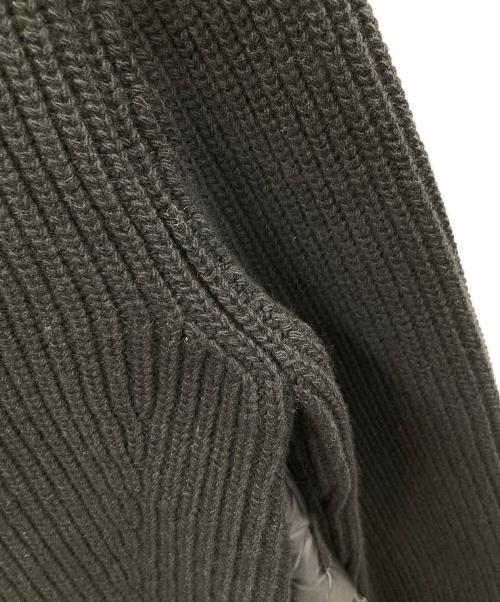 MONCLER（モンクレール）MONCLER (モンクレール) ダウンジャケットCARDIGAN TRICOT（トリコ カーディガン） ブラック サイズ:Mの古着・服飾アイテム