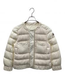 MONCLER（モンクレール）の古着「ダウンジャケット VEULES GIUBBOTTO（ヴェール ジュボット）」｜アイボリー