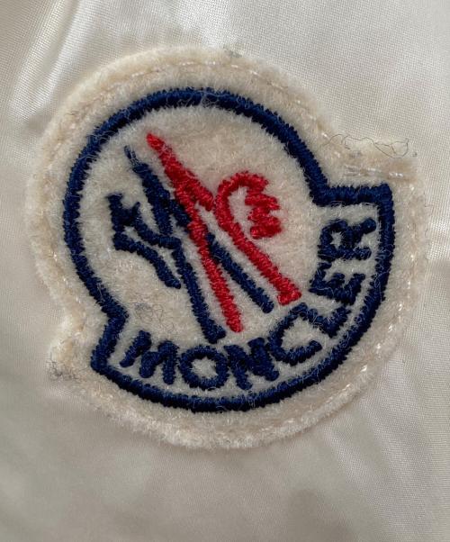 MONCLER（モンクレール）MONCLER (モンクレール) ダウンジャケット VEULES GIUBBOTTO（ヴェール ジュボット） アイボリー サイズ:1の古着・服飾アイテム