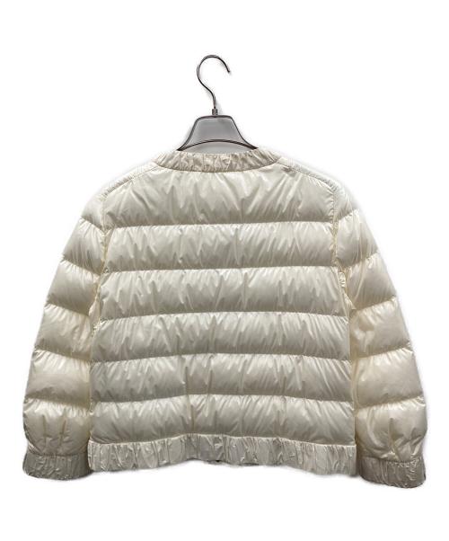 MONCLER（モンクレール）MONCLER (モンクレール) ダウンジャケット VEULES GIUBBOTTO（ヴェール ジュボット） アイボリー サイズ:1の古着・服飾アイテム