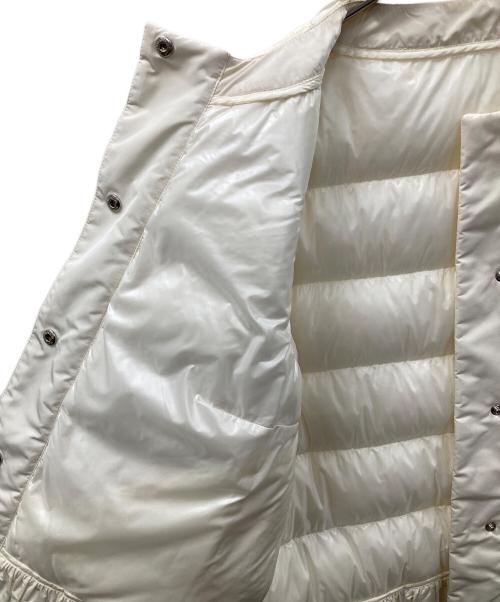 MONCLER（モンクレール）MONCLER (モンクレール) ダウンジャケット VEULES GIUBBOTTO（ヴェール ジュボット） アイボリー サイズ:1の古着・服飾アイテム